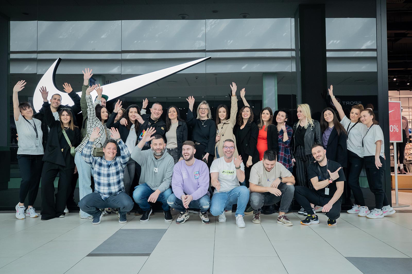 Reopening of the Nike Shop in Kragujevac